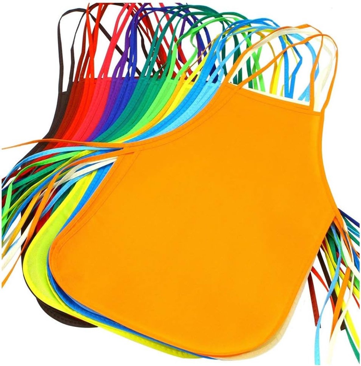 Blouses en Schorten voor Kinderen, 12 Stuks, Waterdichte Schorten voor Schilderen en Knutselen, Geschikt voor 2-8 Jaar, Creatieve Activiteiten en Kunstenaars