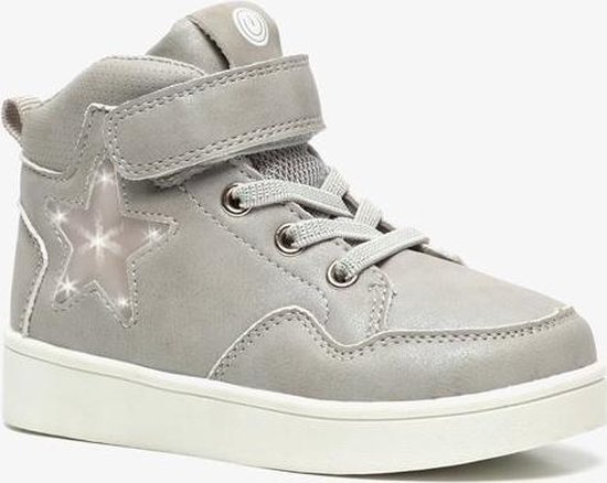 Blue Box meisjes sneakers met lichtjes - Zilver - Maat 24 | bol.com
