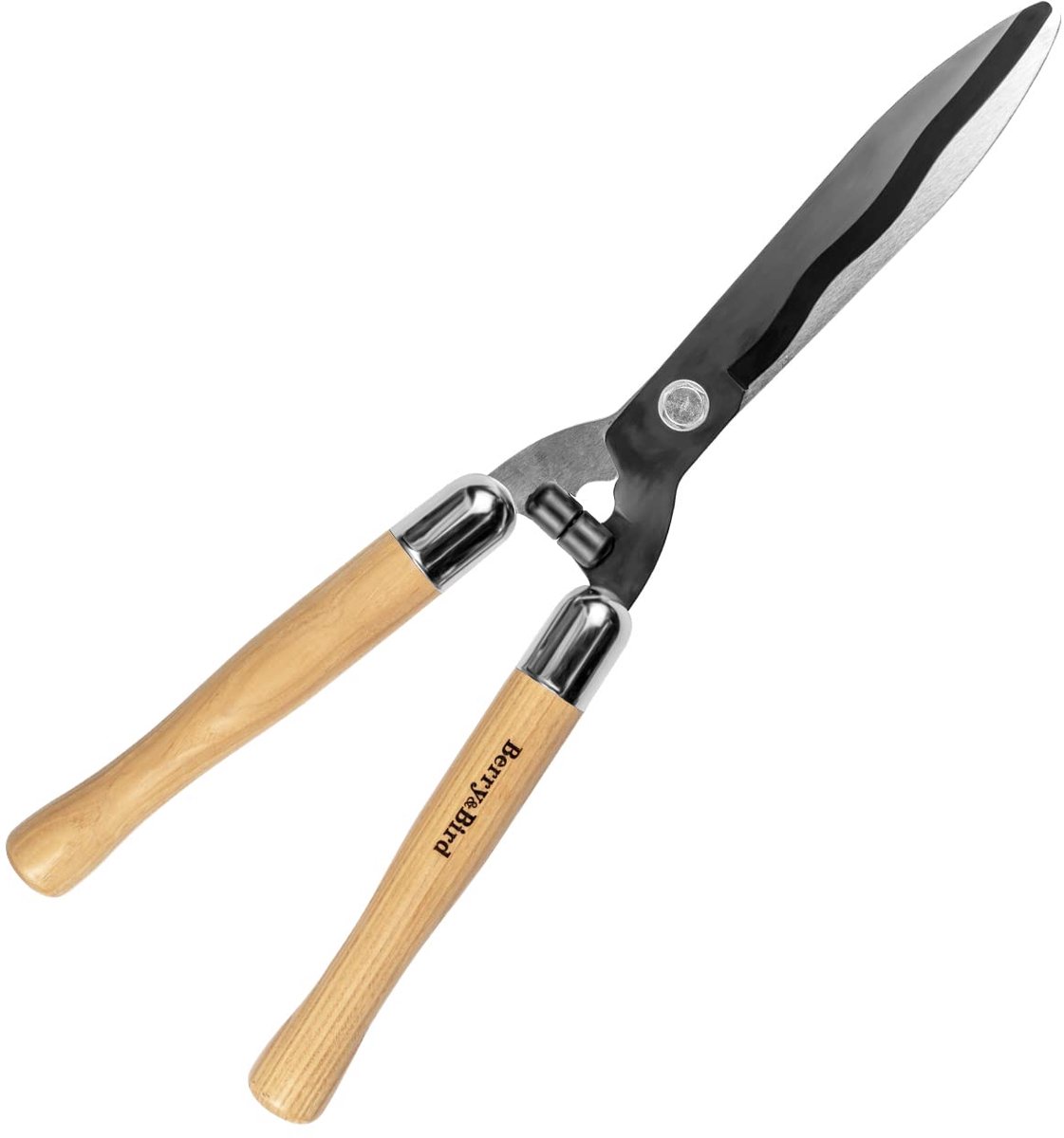 SnelShoppen - Tuinheggenschaar 50,5 cm - Zware handmatige heggenschaar voor het trimmen van randen, buxus en struiken - Koolstofstaal messen - Comfort