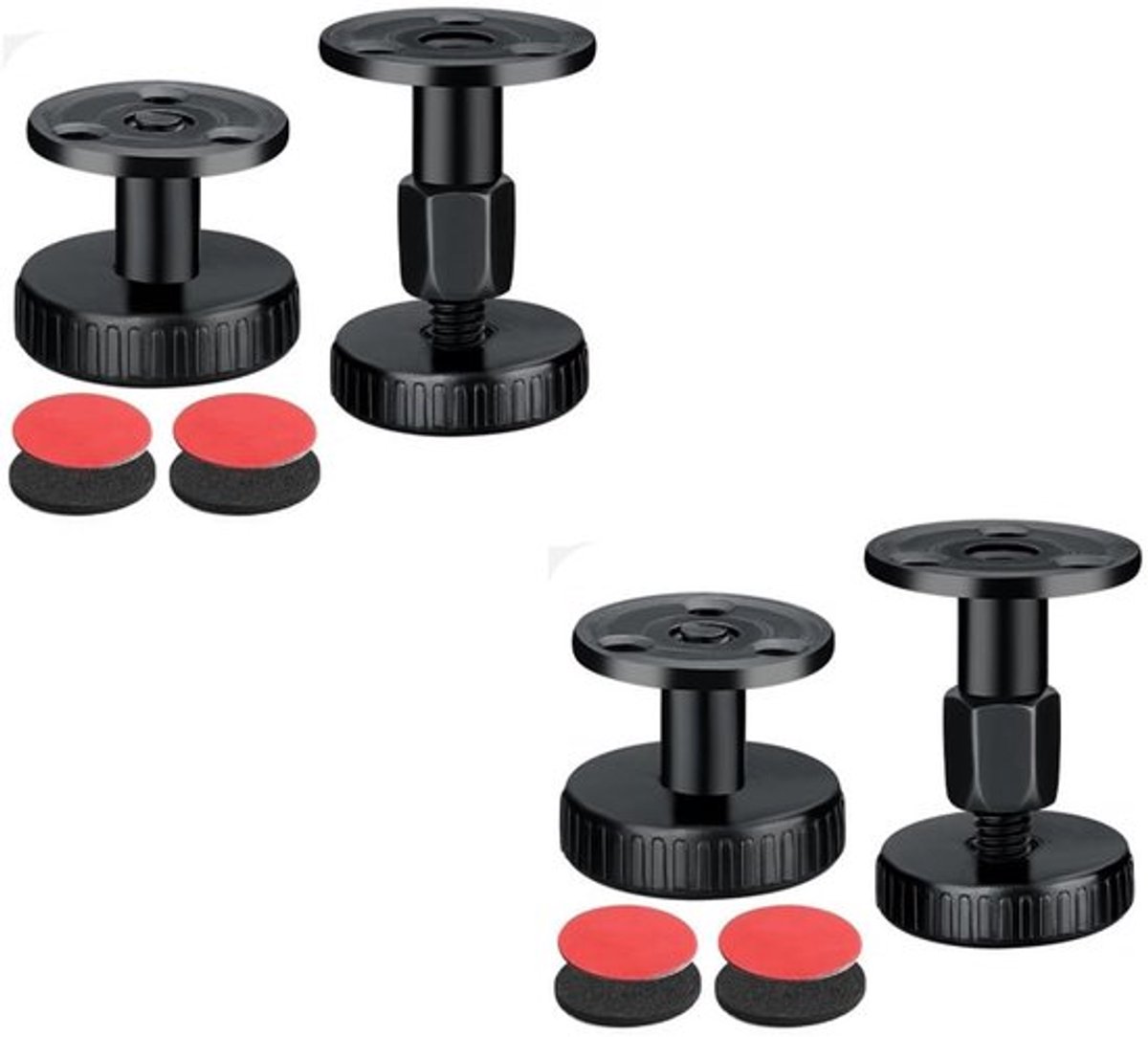 Hoofdbordstopper verstelbaar - 4 stuks - Antischok gereedschap - Bedstabilisator - Geluidsisolatie - Duurzaam materiaal