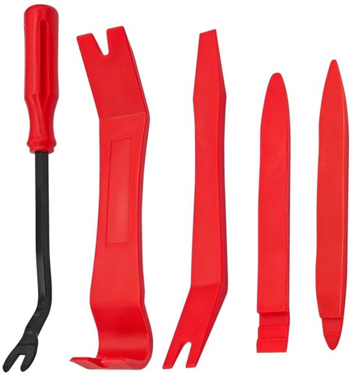 Demontagegereedschap 5 Stuks - Kunststof Set - Auto-interieur Verwijderingsgereedschap - Dashboard/Paneelhouder - Ergonomisch Ontwerp - Antislip Bevestiging - Verwijderingsset