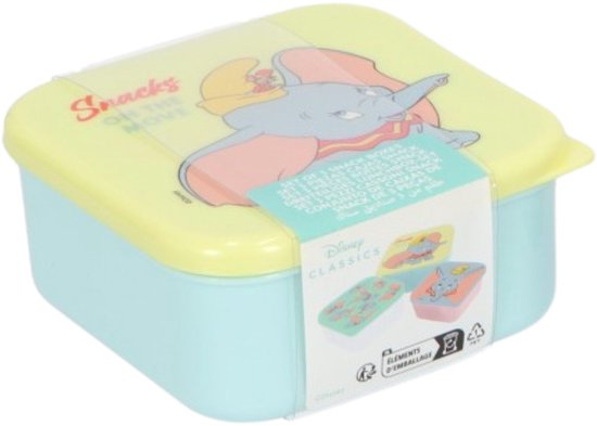 Snackbox 3in1 - Disney Dumbo - Lunchbox van Mepal — afbeelding 2