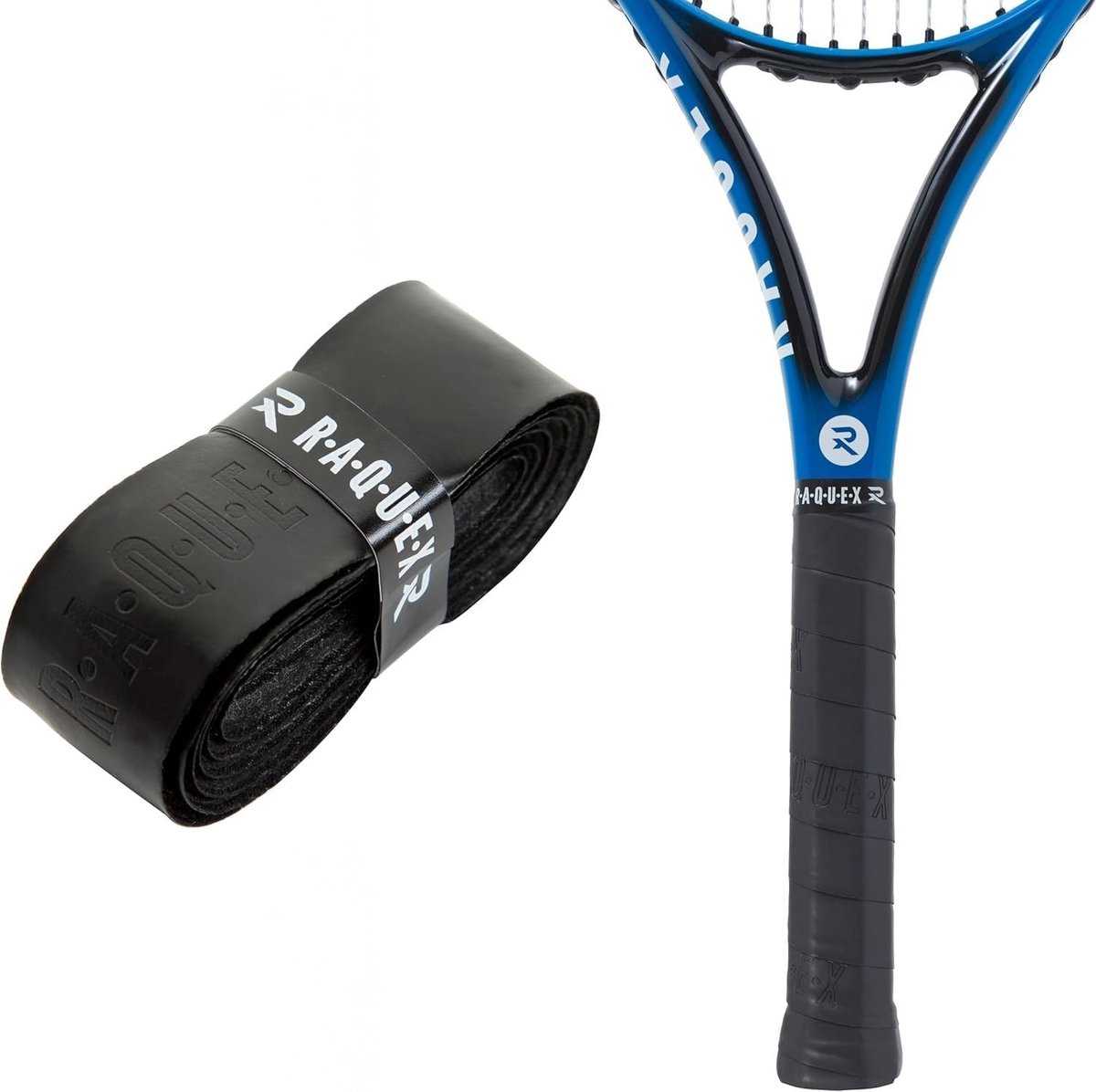 Raquex Enhance Vervangende Racket-Grip: Grip voor Tennis, Badminton, Padel, Squash-griptape. 14 Kleuren. Hoogwaardige - ShopVlot