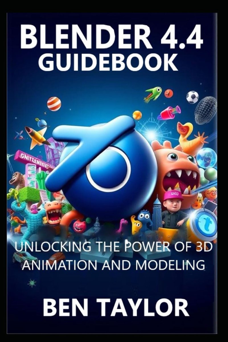 SnelShoppen - Blender 4.4 Guidebook: Ontdek 3D Animatie en Modellering, Leer 3D Creaties Maken, Ideaal voor Beginners en Professionals, Complete Gids