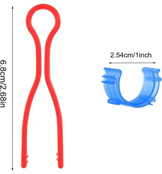 50 Stuks Gemengde Kleurige Spoelclips, Plastic Klemmen voor Borduren, Quilten en Naaien, Organisatie van Draadspoelen — afbeelding 2