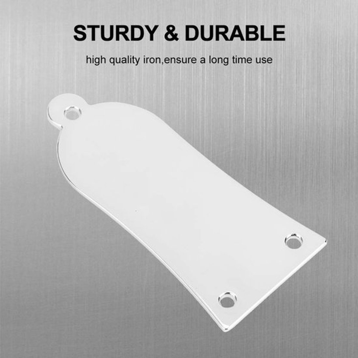 Metalen Truss Rod Cover voor Elektrische Gitaar in Zilver