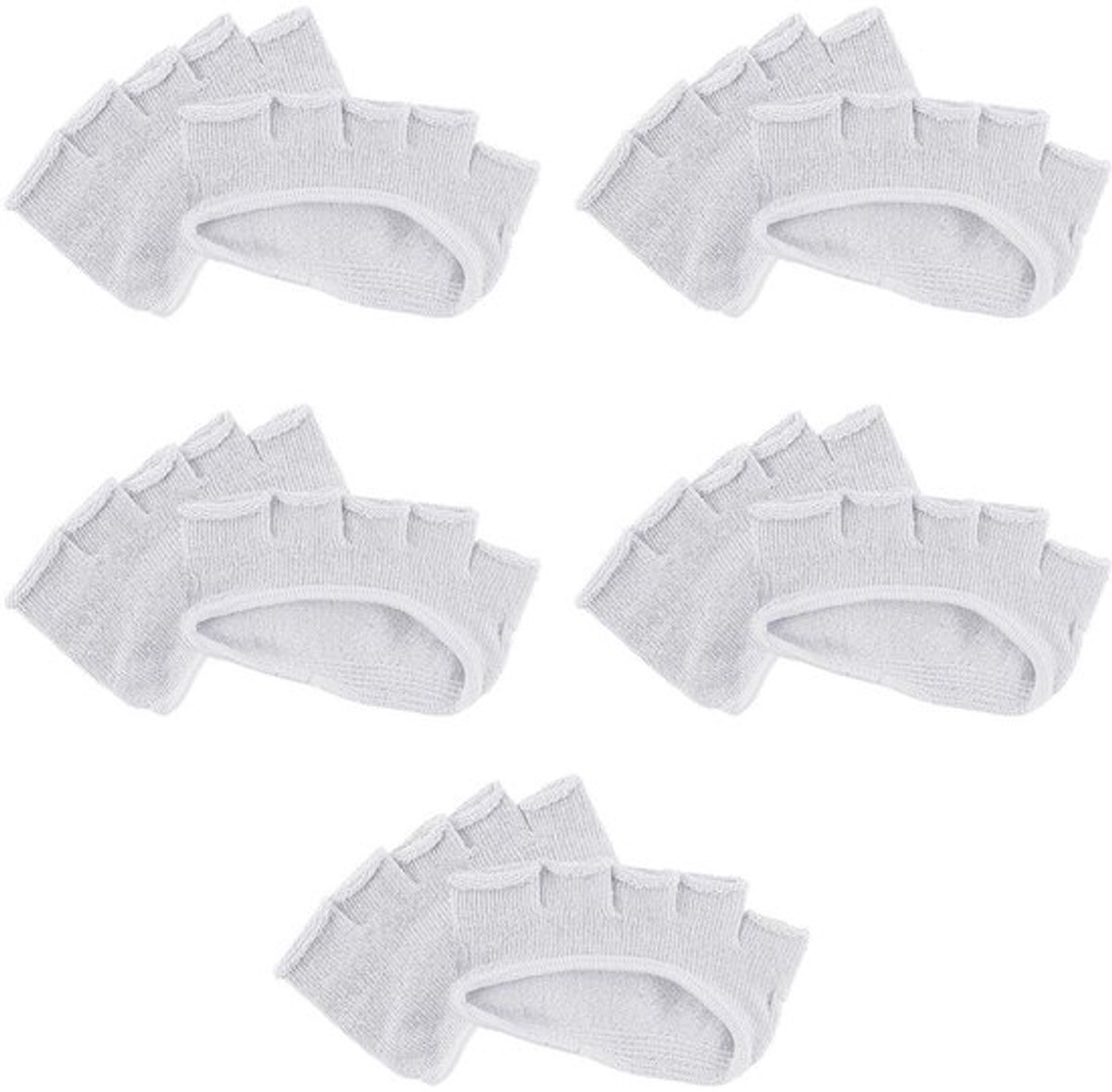 Damsokken Halflang - 5 Paar - Zachte Katoenen Sokken - Zweetabsorberend - Antislip - Ideaal voor Yoga/Dans - Yogasokken