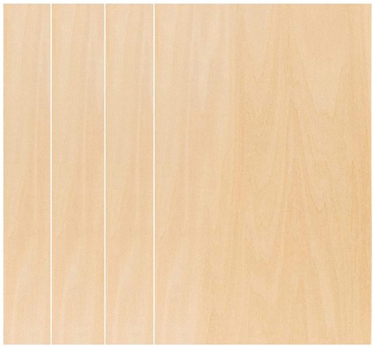 Multiplex Plaat 4 Stuks - Dunne Linde 3 mm - A4 20 x 30 cm - Geschikt voor Knutselen - Glad Oppervlak - Lichtgewicht en Robuust - Houtplaat