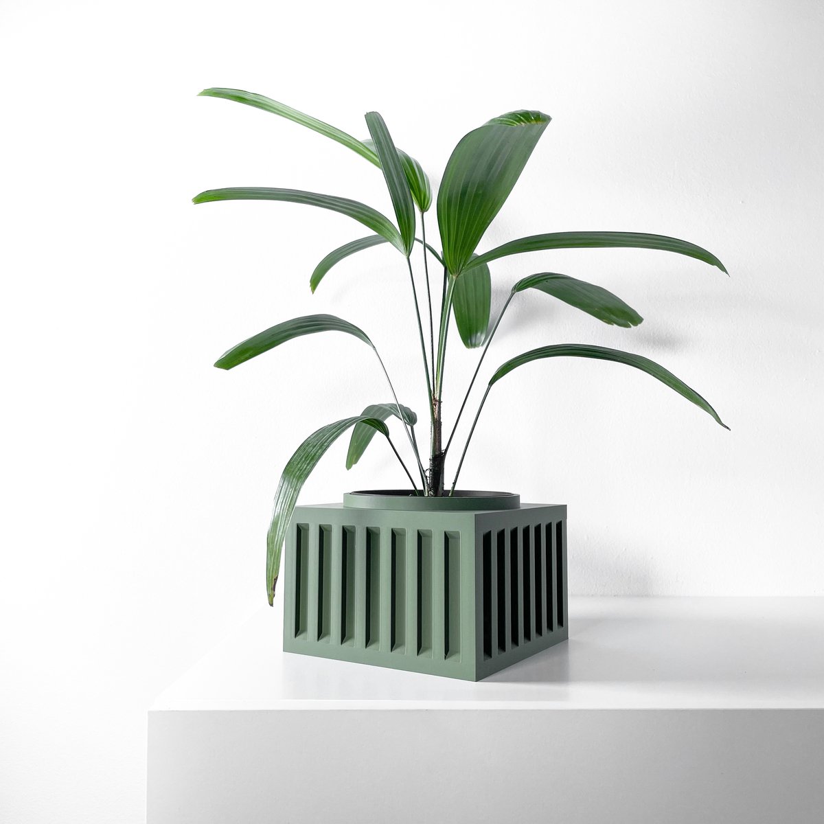 Skushy Larix Bloempot - Moderne Designpot voor Kamerplanten - Sculpturale Plantenpot voor Woonkamer en Kantoor - Premium Woondecoratie