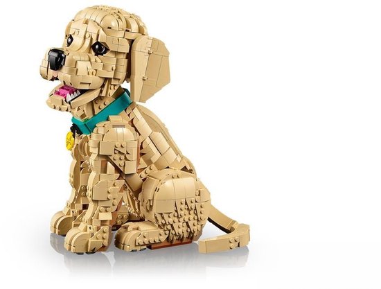 LEGO® Icons Golden Retriever Puppy - Decoratieve Dierenfiguur - Bouwset voor Volwassenen - 11384
