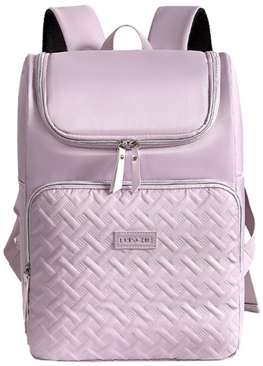 SnelShoppen - Geïsoleerde Koelrugzak 18L - Thermische Koeltas - Zachte Picknickrugtas - Lekvrij en Ruim - Roze - Perfect voor Feest, Camping en Buiten