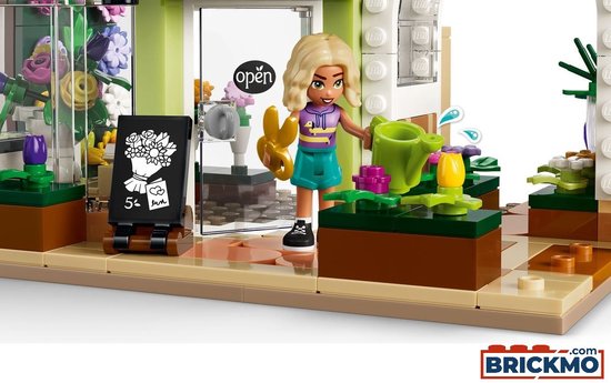 LEGO Friends Creatieve Bloemenwinkel Bouwpakket voor Kinderen met Bloemen en Speelgoedwinkel 42693