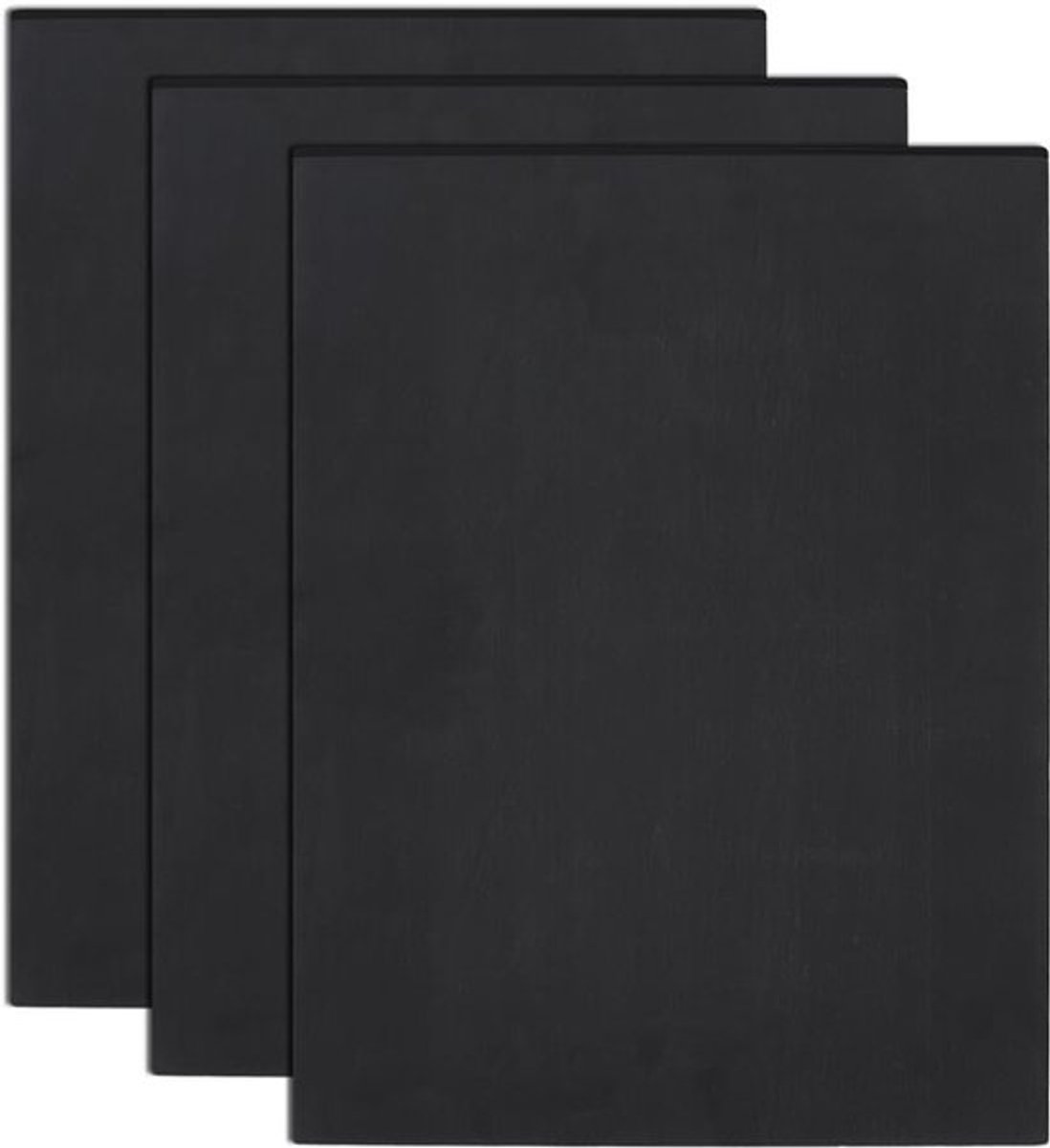Montageplaat 3 Vellen Zwart PVC-Schuim 30 x 40 cm - Handwerk - Modelbouw - Kunst - Schoolprojecten - Creatieve Omgeving - Schuimplaat