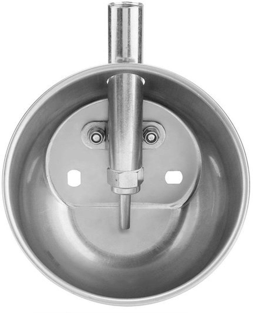Varkensvleesschaal Roestvrij Staal - Drinkbak Hond - Waterbesparend - Eenvoudige Installatie - Glad Oppervlak - Veilig Ontwerp