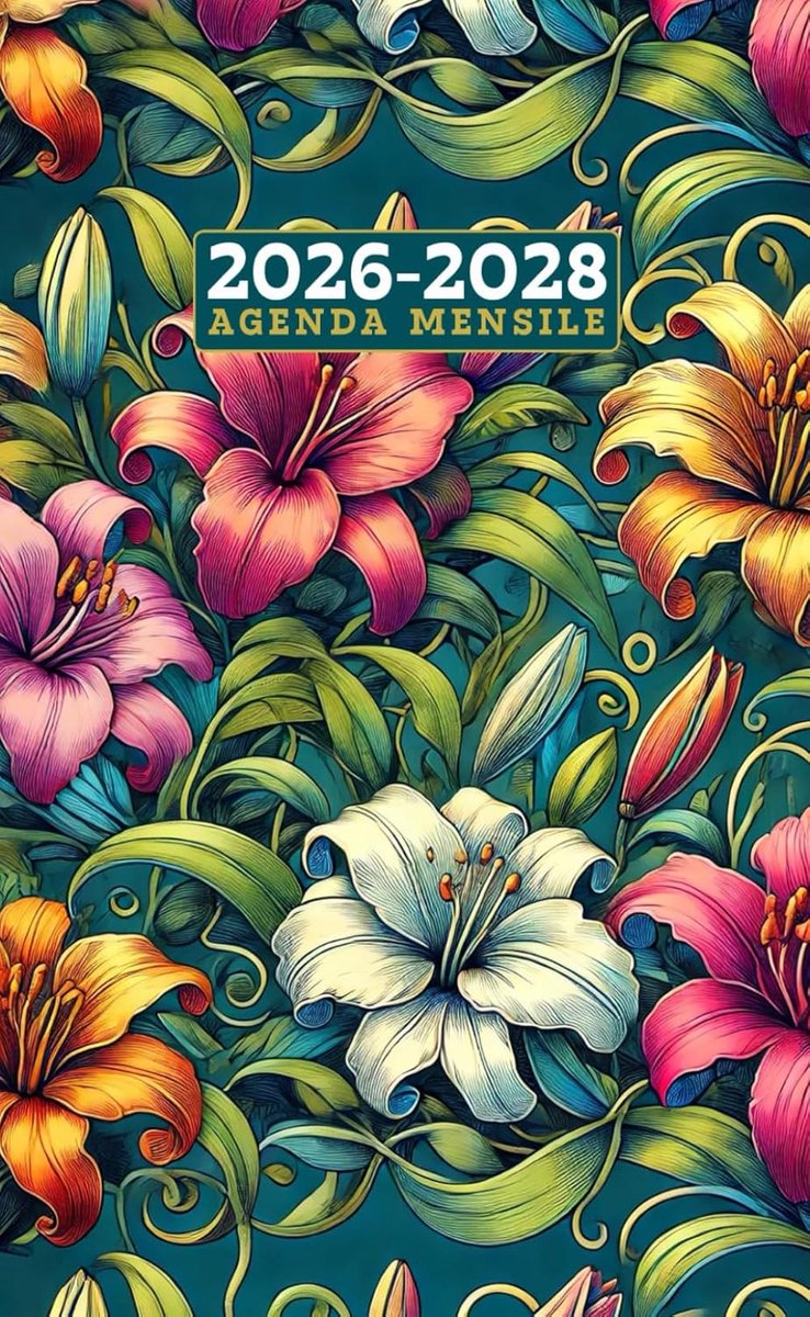 SnelShoppen - Agenda Mensile Tascabile 2026-2028 - Compacte Planner voor 3 Jaar - Ideaal voor Thuis, Werk en Reis - Handzaam en Praktisch - Perfect vo