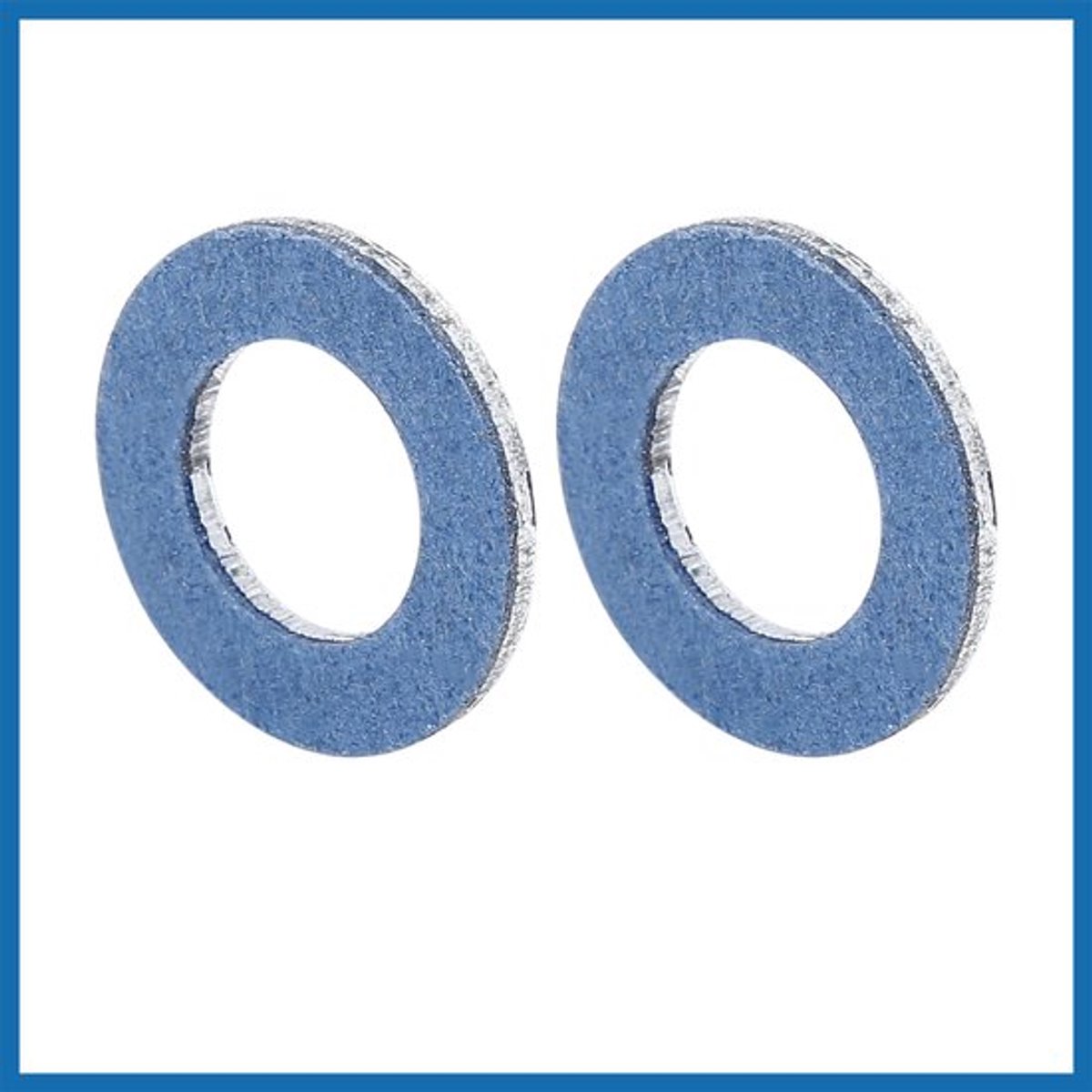 Olieafvoer Stekker - 12 Stuks - Afdichtingen - Aluminiumlegering - Blauw - Binnendiameter 12 mm - Voorkomt Binnendringen van Olie - Oliedop