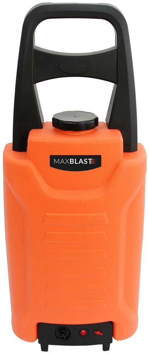 Watertank op wieltjes - oranje - 30l - met led-display