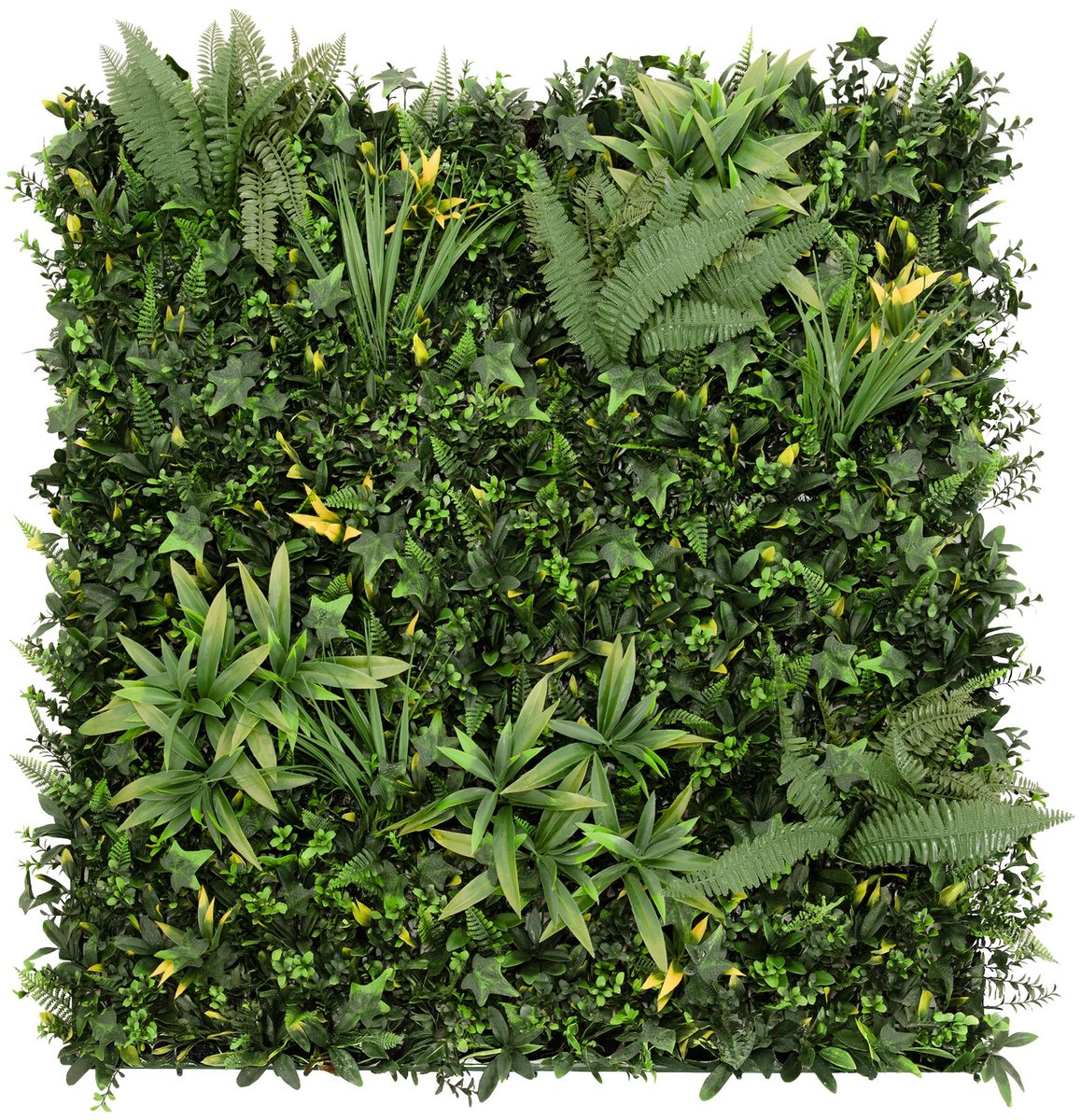 Kunstplanten wandpaneel - ayla - 100x100 cm - binnen & buiten
