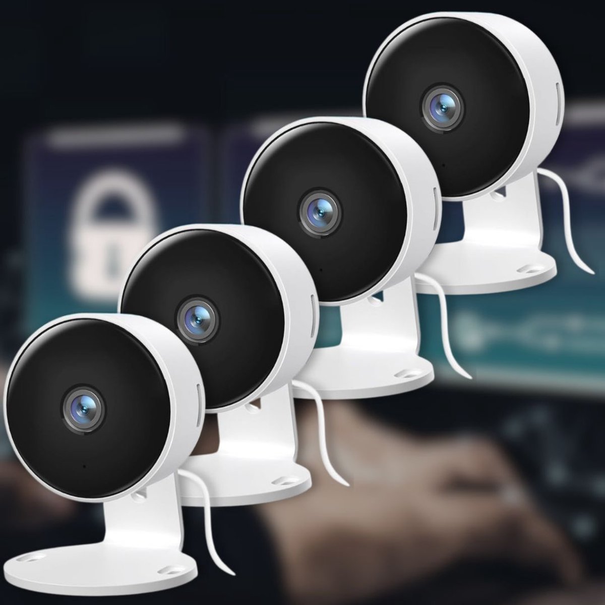 ApexArte® Binnen Camera - Beveiligingscamera Mini - Huisbewaking Thuis - Bewegingsdetectie Geluid
