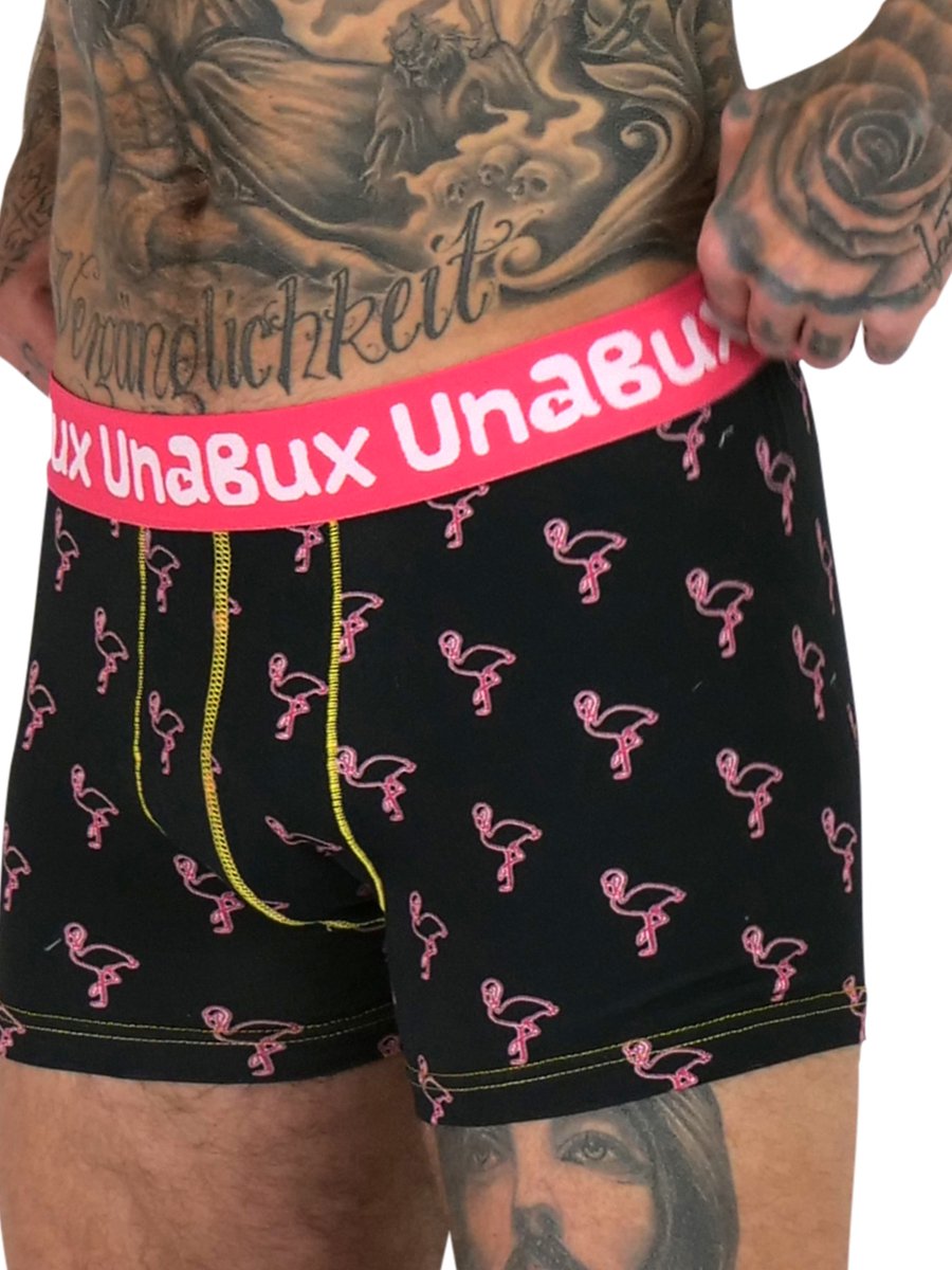 Unabux Boxershorts JAMES FLAMINGO Mix
