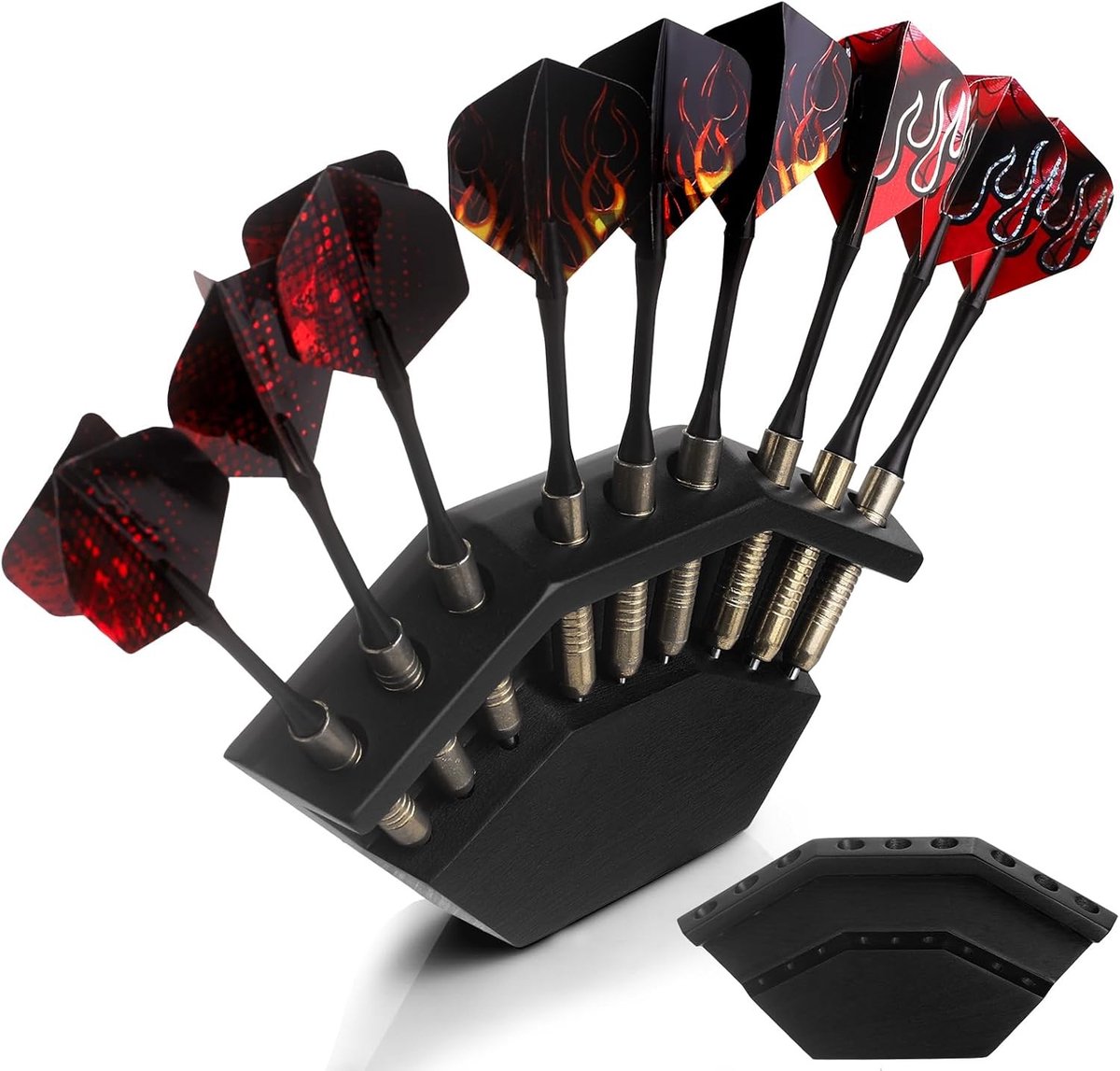 Dart Houder en Wandhouder van Hout, Hoogwaardige Presentatie Display voor Darts, Ideale Accessoires voor Dartliefhebbers