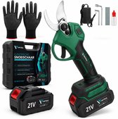 Vinteq Elektrische Snoeischaar 40mm - Accu Snoeischaar - Tuinschaar - Takkenschaar - Incl. Koffer - 2x 4Ah Accu