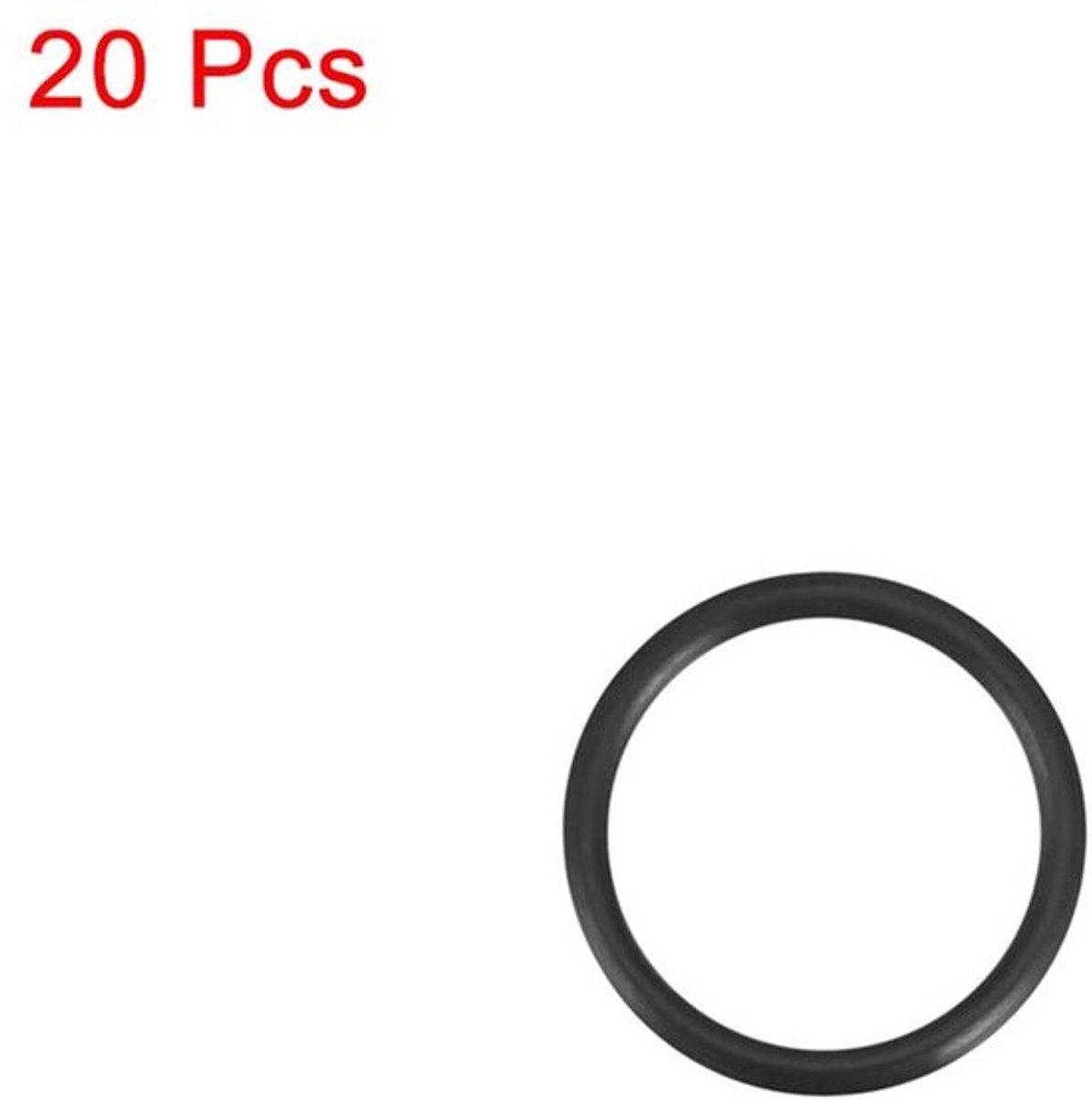O-ring 20 Stuks - Nitrilrubber - 17 mm Buitendiameter - 15 mm Binnendiameter - Afdichtingsset - Flexibel en Duurzaam - Afdichtring