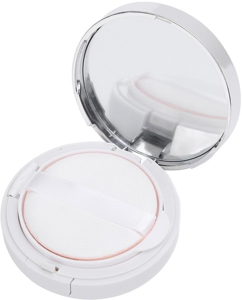 Poedercontainer Draagbaar - Luxe Make-up Doos - Verzegeld Deksel - Spiegel - Zacht en Glad - Geschikt voor Cosmetica - Make-updoos