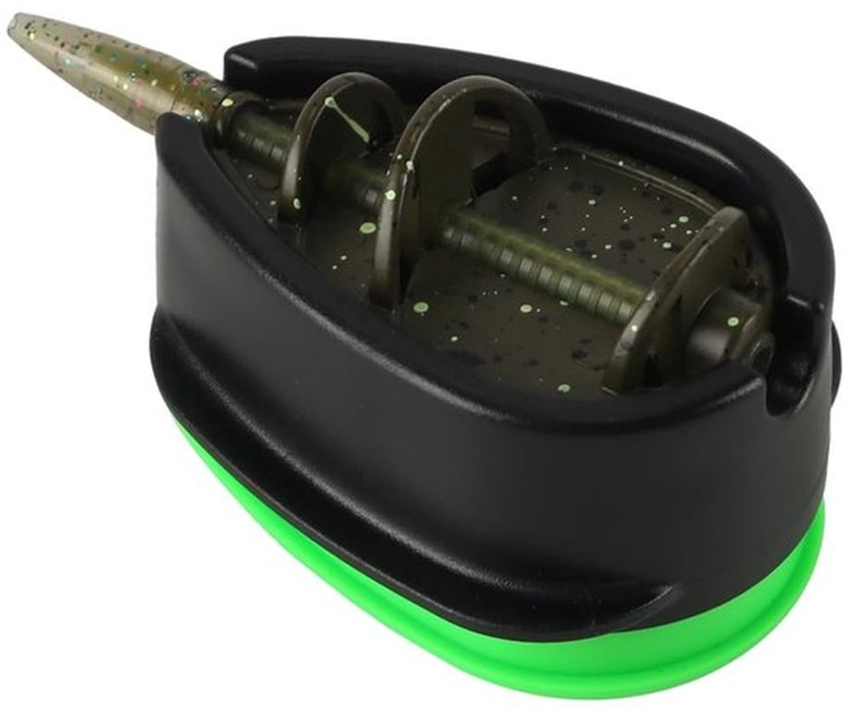 Method Feeder Set - 25g/35g/45g Gewichten - Zinklegering - Milieuvriendelijke Malaccessoires - Inline/Malkatrolaccessoires - Veiligheidsrubberen Bevestiging - Vissysteem