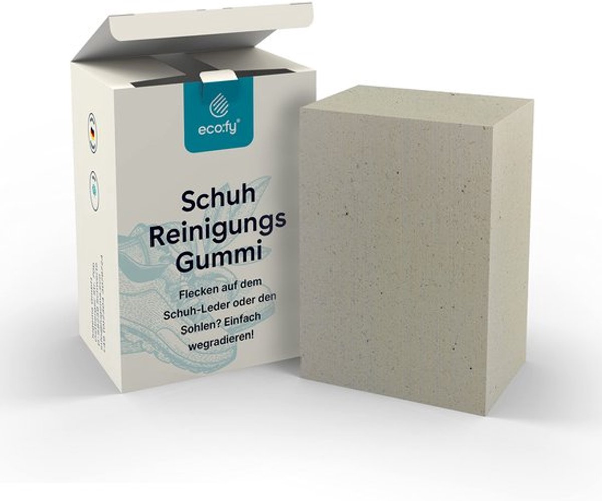 Schoenreinigingsrubber Praktisch - Vuil/Gum - Suède/Nubuck/Leer - Textiel - Watervlekken - Hardnekkige Vlekken - Schoenreiniger