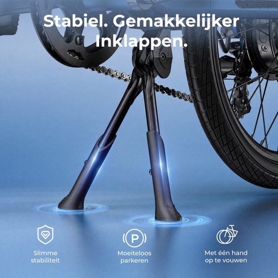 ENGWE O20 Vouwbare Elektrische Fiets 26kg Lichtgewicht Frame, Bereik tot 140km, Boost-modus, Gevoelige hydraulische schijfremmen en 4A snellader, Paarse Stad E-bike — afbeelding 5
