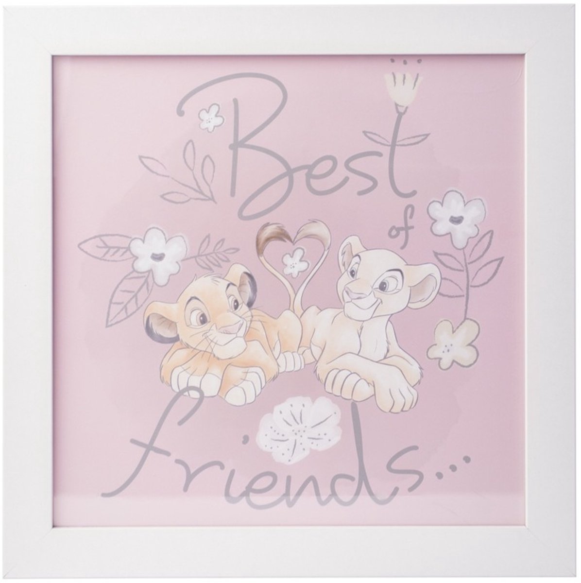 Grupo Erik Disney The Lion King - 30X30 Cm Afbeelding met lijst - Multicolours