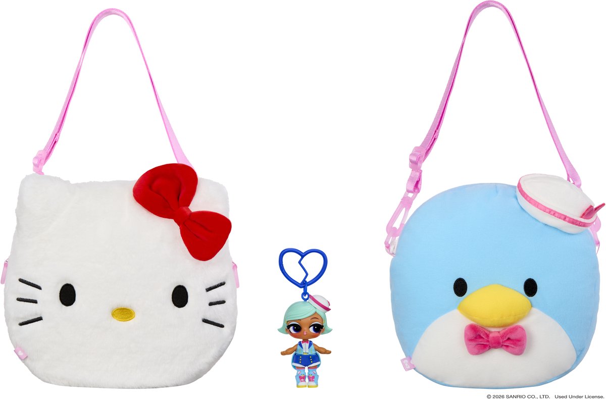L.O.L. Surprise!™ Loves Hello Kitty® and Friends GROTE omkeerbare pluchen speeltje – Grote Tuxedosam™ knuffel met bijpassende minipop – Geweldig cadeau voor kinderen vanaf 4 jaar — cadeau in Spellen & Speelgoed - foto 2