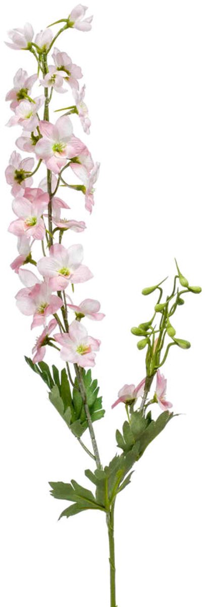 Emerald Kunstbloem Ridderspoor 77cm lichtroze - Kunstplant voor binnen