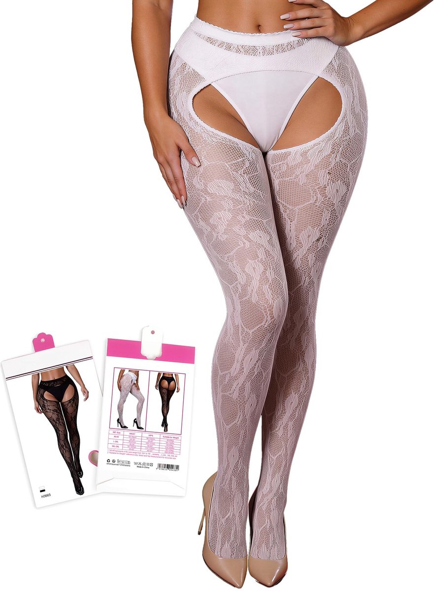 Elzusha - Jarretelpanty voor Dames met Open Ontwerp
