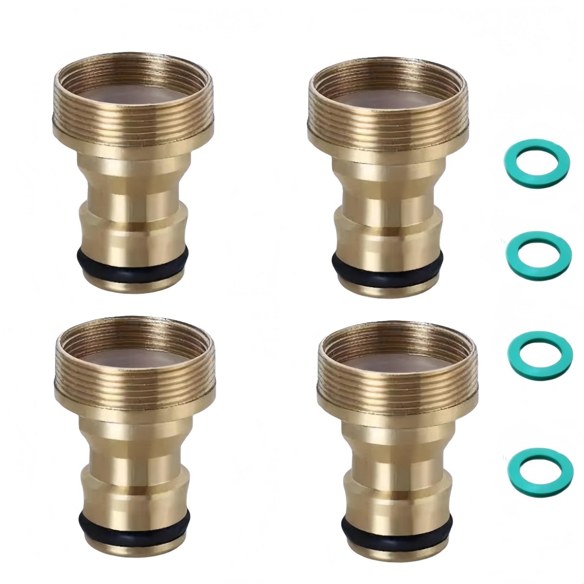 Elzusha - 4 Stuks Universele Slangadapter voor Tuinslangen en Waterkranen