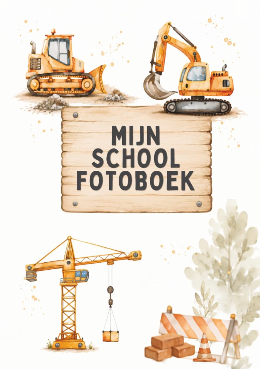 Schoolfotoboek voor jongens - Van peuter tot groep 8, Bewaaralbum voor schoolfoto's en herinneringen - ShopVlot