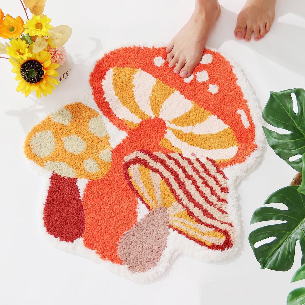 Elzusha - Schimmelvorm Badmat, Antislip en Waterabsorberend, 57 x 65 cm