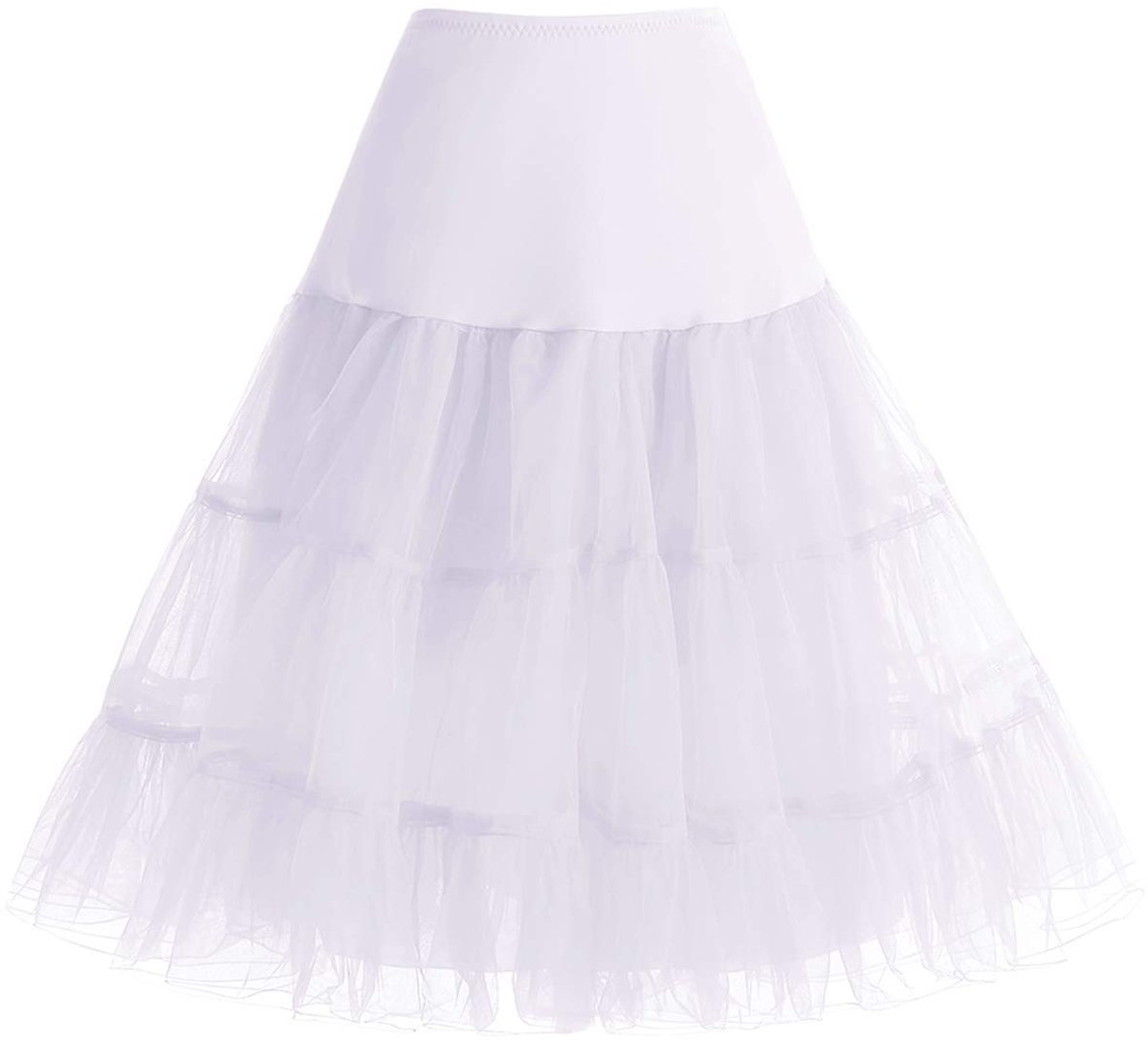 Elzusha - Vintage Petticoat Rok voor Onder Jurken met Rimpels