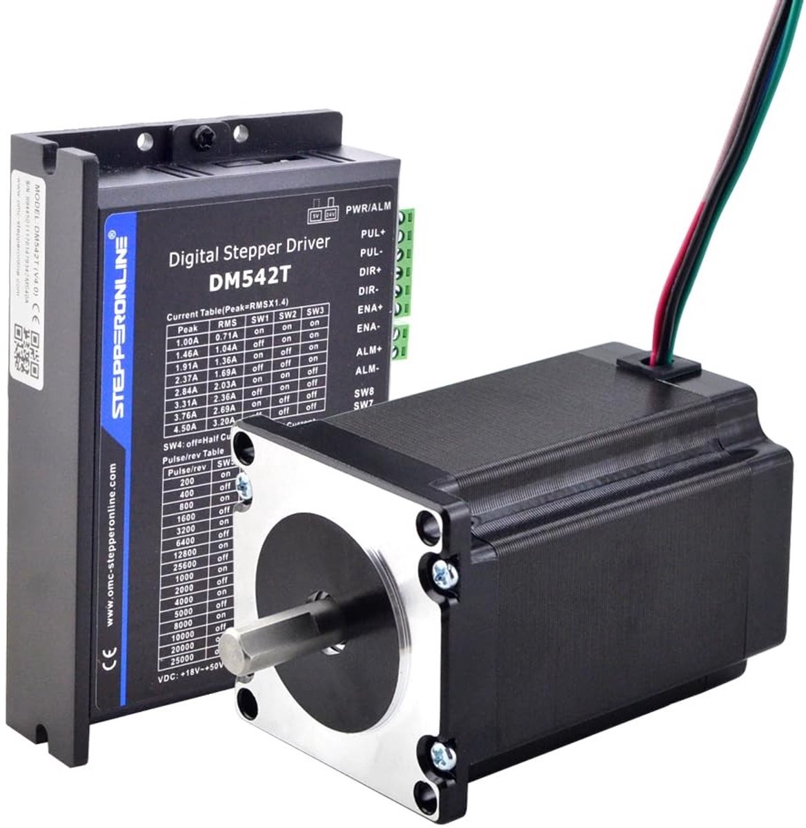 Elzusha - Nema 23 Stappenmotor met Driver Kit
