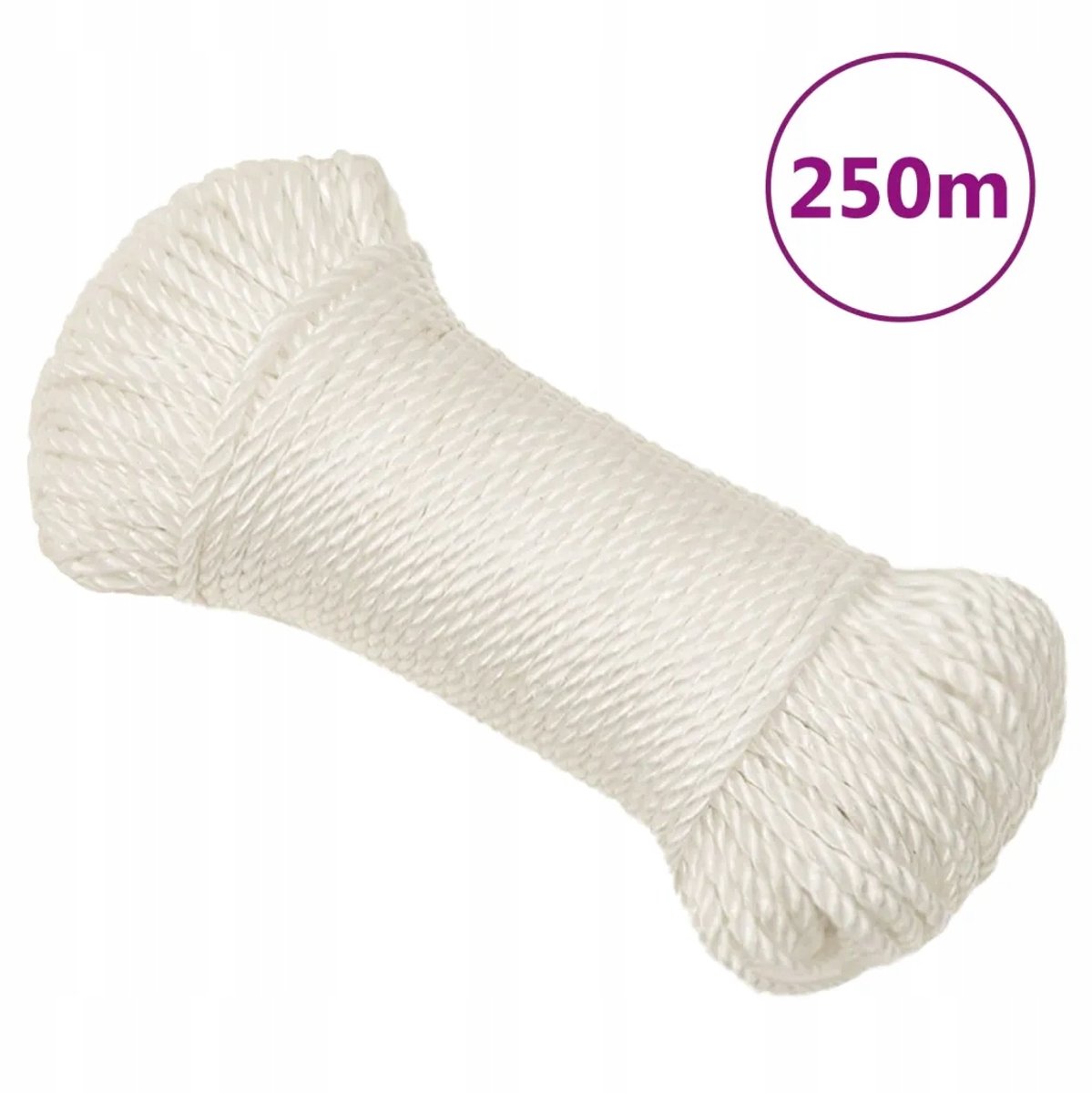 Merkloos PP Touw Wit 6mm x 250m - UV-bestendig & Universeel