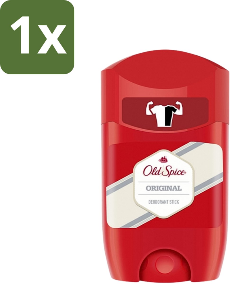 1 x Old Spice - Original - High Endurance - Deodorantstick - Langdurige Frisheid - 50 g - Deodorantstick - Langdurige Frisheid - Zweetbescherming - Mannelijke Geur - Klassieke Geur