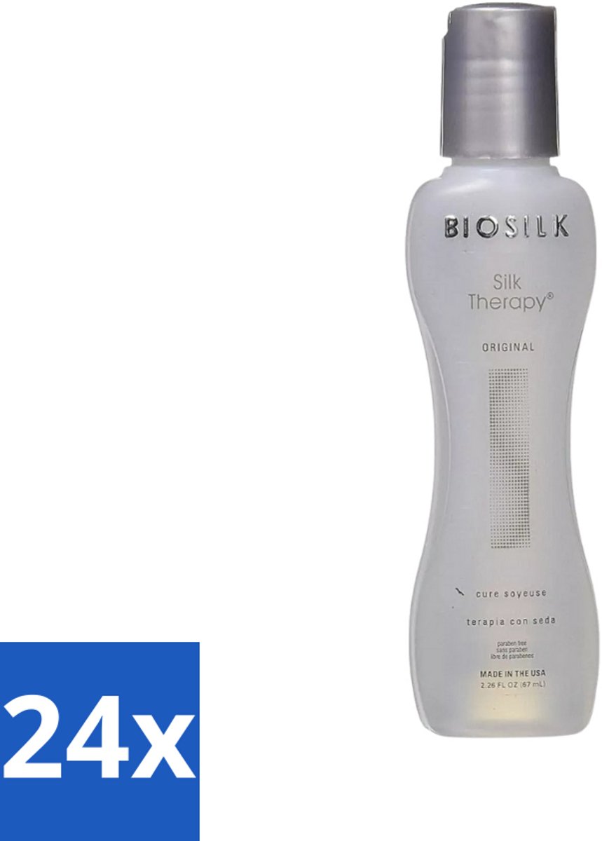 24 x Biosilk - Haarserum - Silk Therapy - Original - 67ml - Haarserum - Zijde - Haarbescherming - Haarherstel - Natuurlijke Zijde