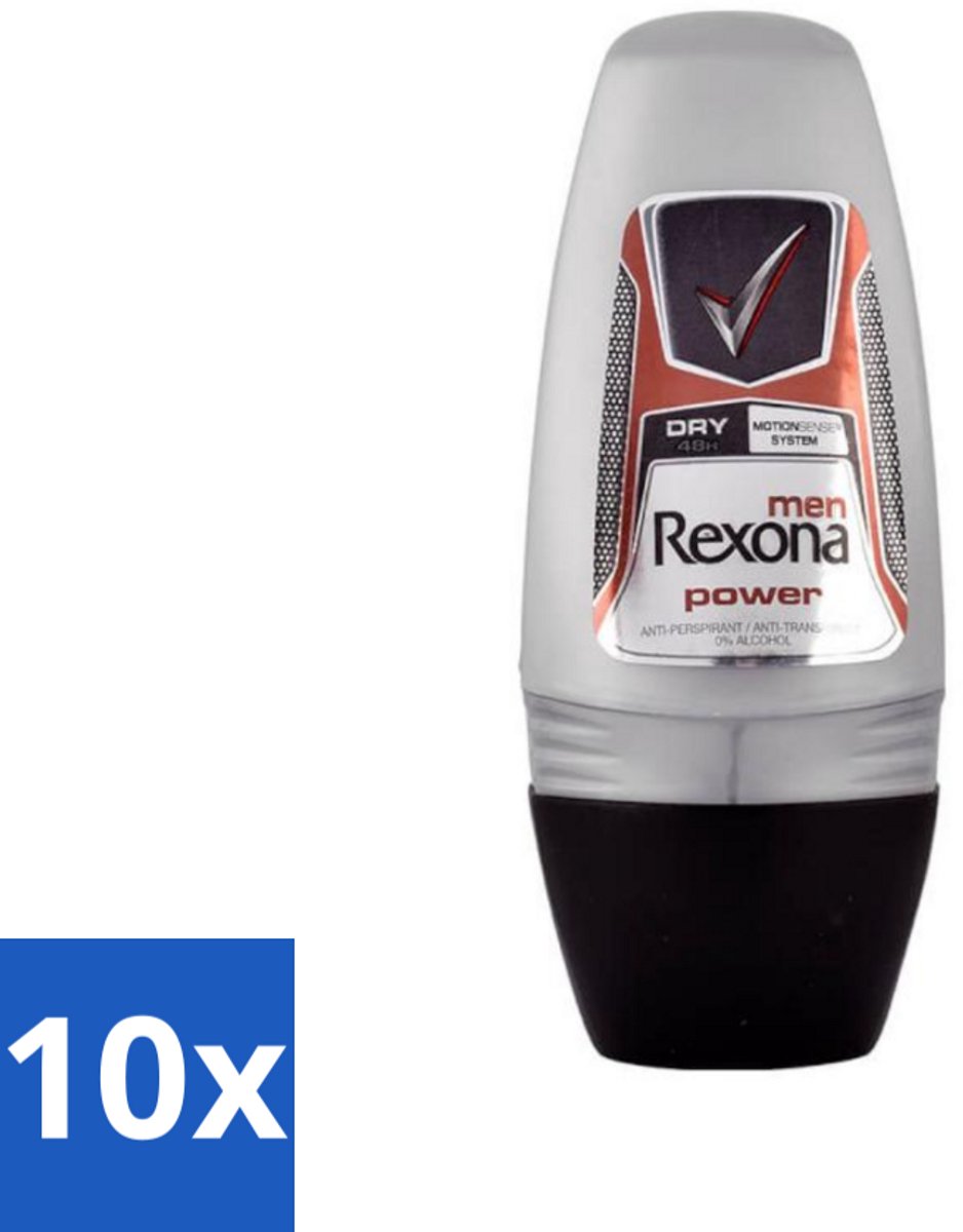 10 x Rexona - Advanced Protection - Deo Roll-on - Anti-transpirant - 50 ml - Anti-transpirant - Zweetbeperkend - Deodorant - Zweetbescherming - Geurbeheer