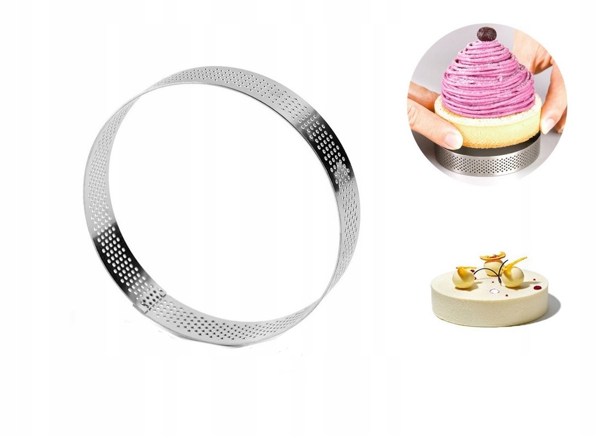 Geperforeerde Tartavorm Ring 8cm - Perfecte Taartjes