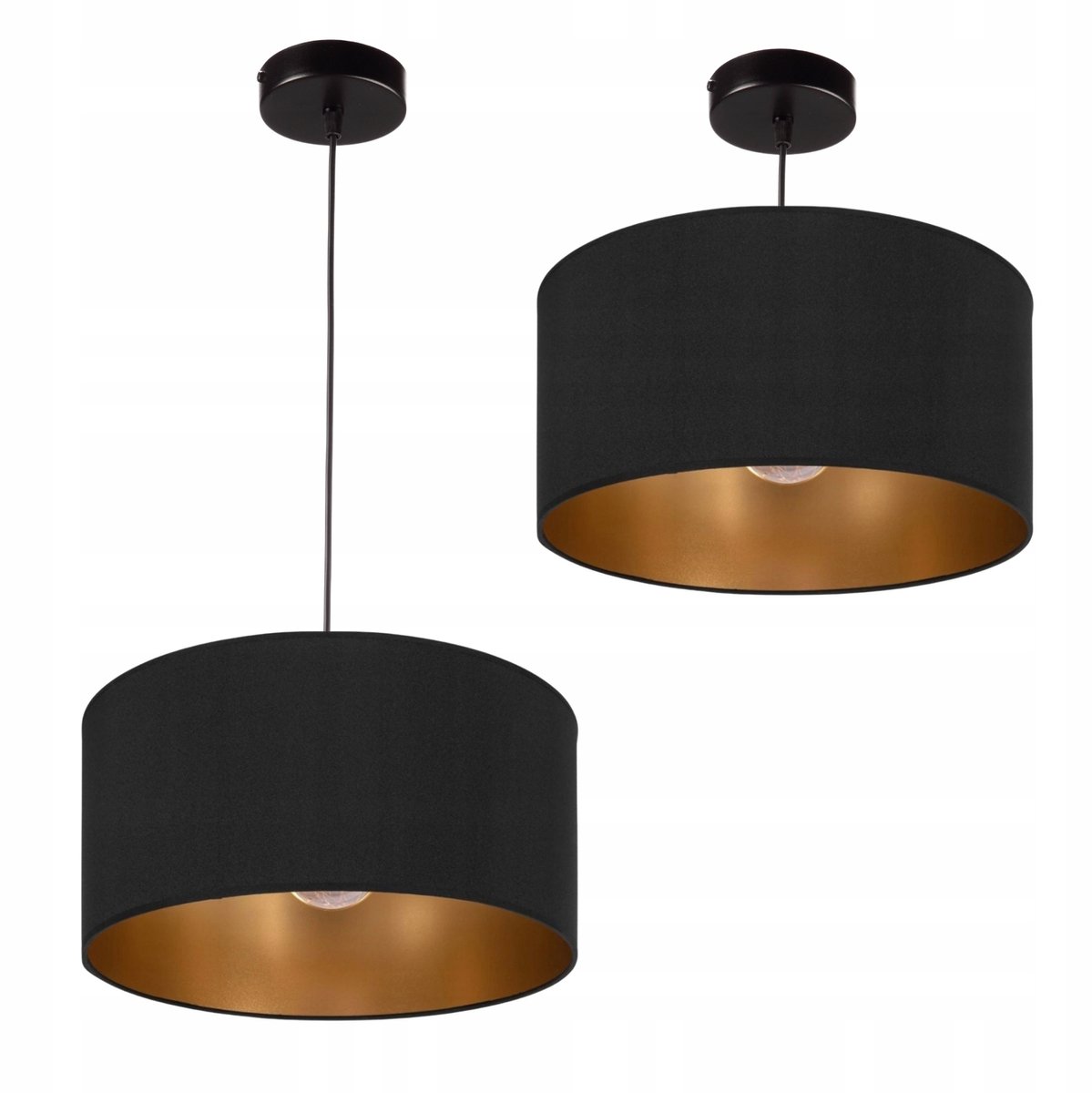 Gouden Plafondlamp Cilinder E27 LED Hanglamp 30cm