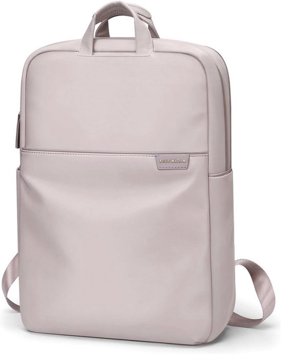 Verstelbare Laptop Rugzak voor Dames - Slanke Boekentas voor 13.3, 15.6, en 17 Inch Notebooks
