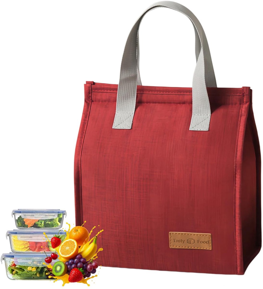 Elzusha - Opvouwbare Lunchtas met Isolatie voor Werk en School