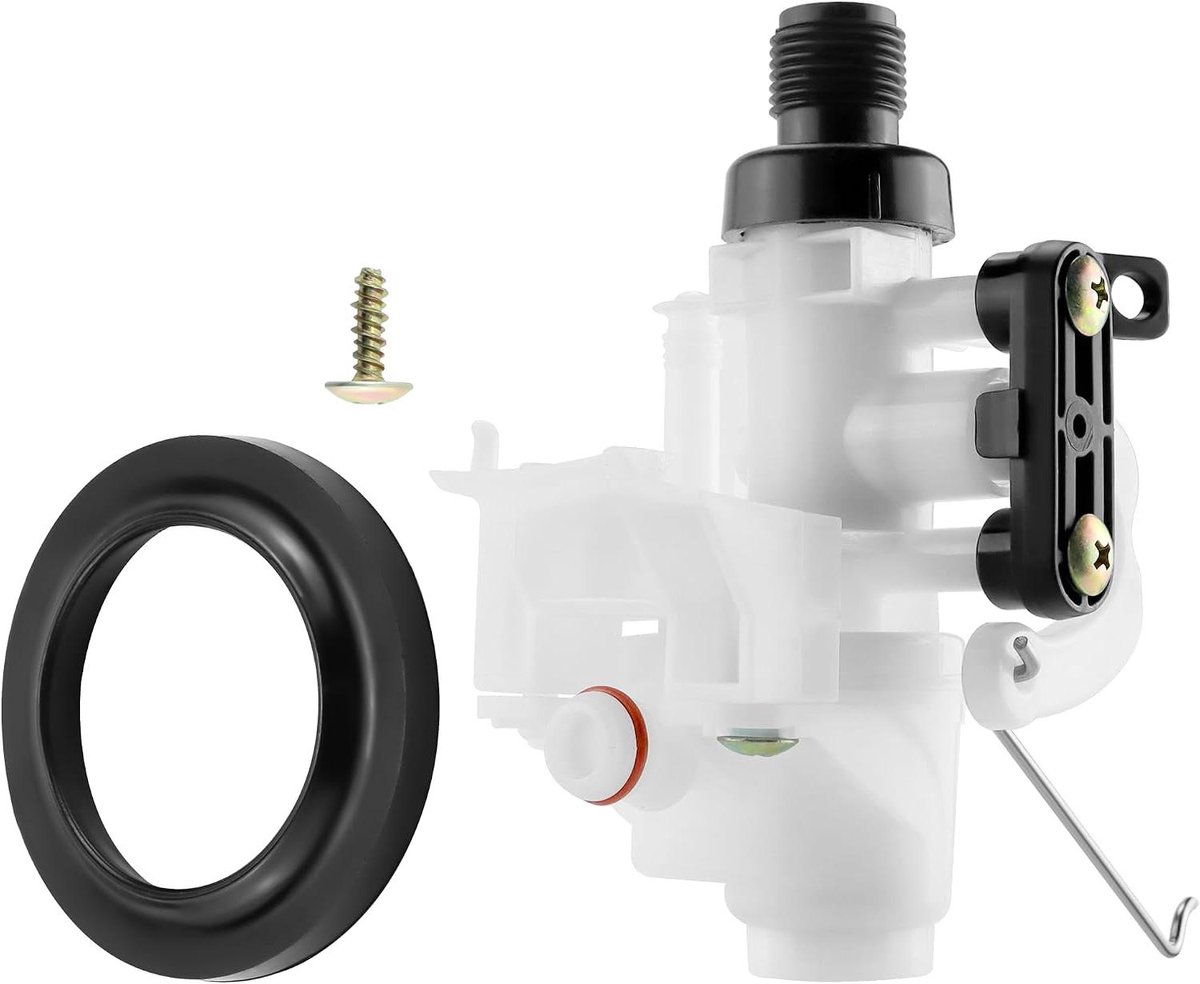 Toilet Waterklep Kit - Vervangingsonderdeel - Camper Toilet Reparatie - Geschikt voor Hoge Lage - 2 Poorten - Geschilderd