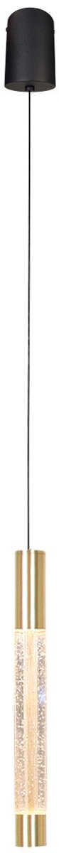 Hanglamp Alisio 4577ME 1-lichts luxe glas messing design Steinhauer, hoogte instelbaar, 900 lumen, dimmable driver, perfect voor binnengebruik